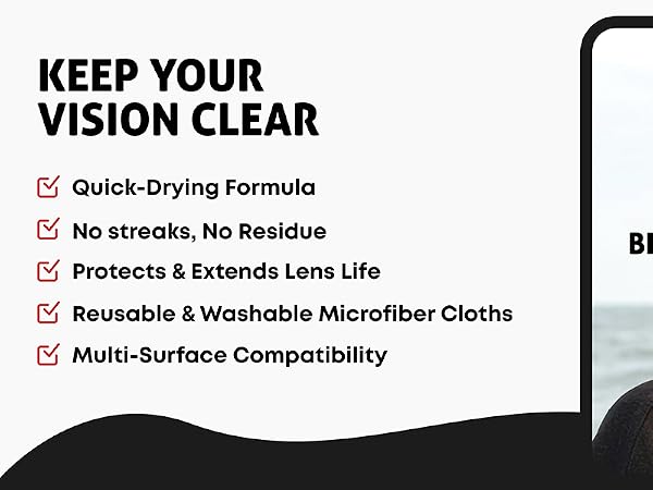 lens cleaning kit, camera cleaning kit, screen cleaner spray, eyeglass cleaning kit
