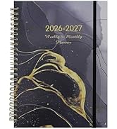 2026-2027 Planner, 12 Months Monthly &amp; Weekly Daily Planner July 2026 - June 2027, 8.5" x 6.2" Ha...