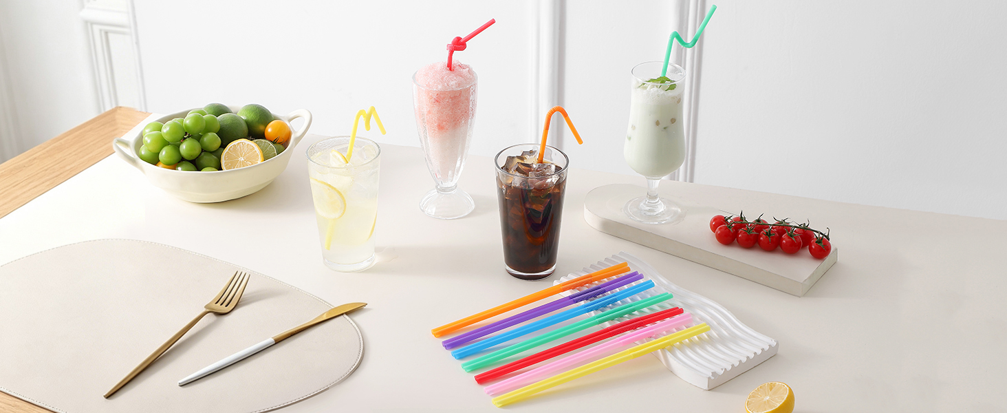 bendy straws, extra long drinking straws, straws plastic disposable, bendable drinking straws