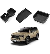 smabee 3PCS Fit for 2024 2025 2026 Lexus GX 550 GX550 Center Console Cool Box Organizer + Wireles...