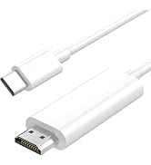 [Apple MFi Certified] USB C to HDMI Adapter for iPhone 17 16 15 to TV | 4K@60Hz Type-C to HDMI Ad...