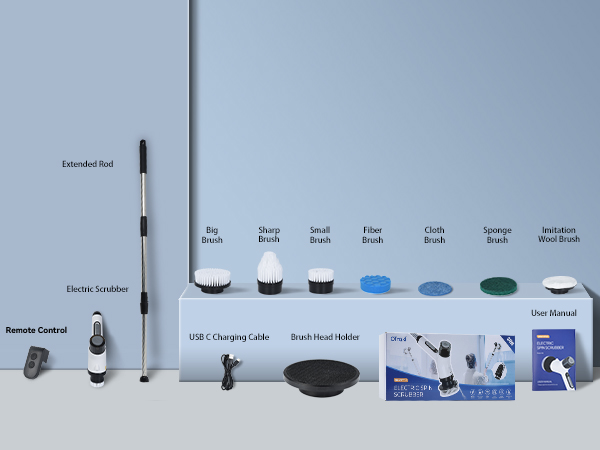 electric scrubber for cleaning