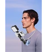 MARTVSEN Magnetic Neck Tripod Phone Holder for iPhone w Fill Light- POV/Vlog Phone Mount Holder f...