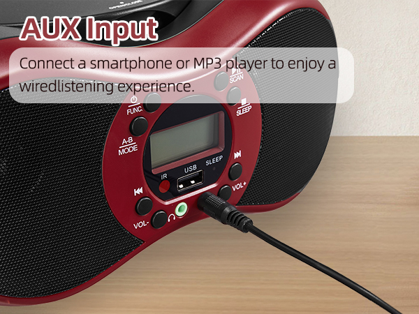 Portable CD Player Boombox