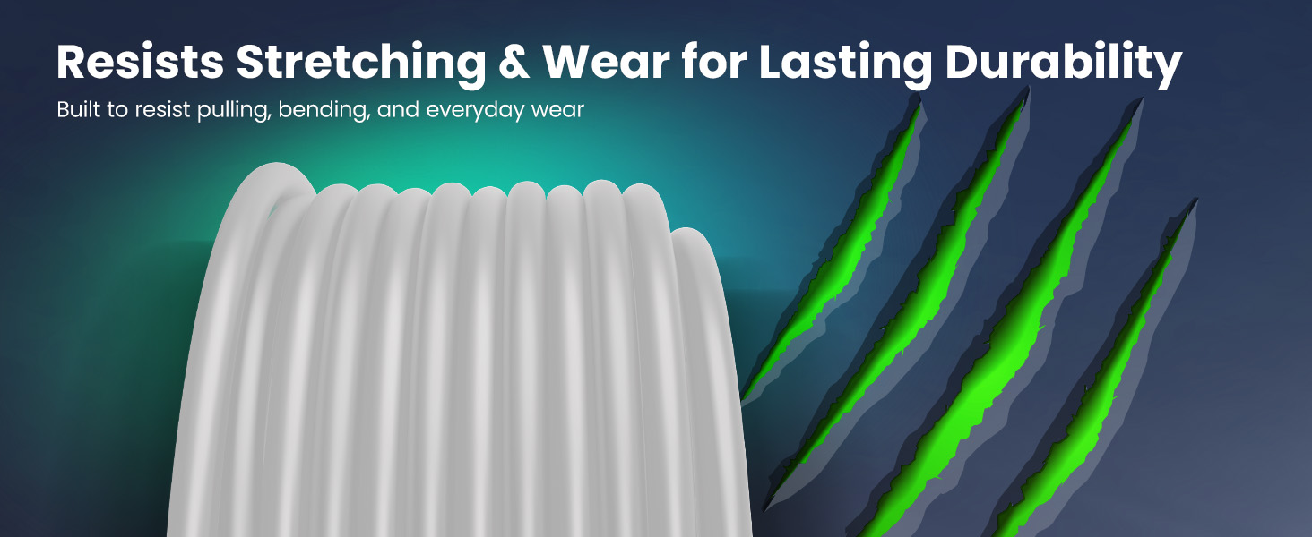 Resists Stretching &amp; Wear for Lasting Durability
