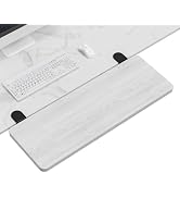 Sisyphy Ergonomics Desk Extender Tray, 25.2x9.5" Punch-Free Clamp on, Foldable Keyboard Drawer Tr...