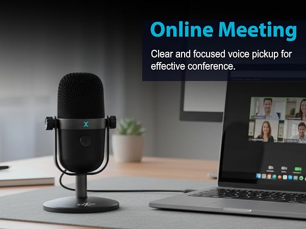 microphone for online meeting