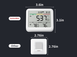 SwitchBot Bluetooth Indoor Air Quality Monitor Meter Pro CO2