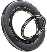 CreaDream Magnetic Phone Ring Holder for MagSafe, 360° Rotation Magnet Cell Phone Finger Ring Gri...