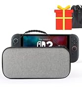 zmgnnd Carrying Case for Nintendo Switch 2 Model 2025(Slim,Hard Shell,12 Game Card Slots,Gamer Gi...