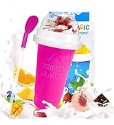 Slushy Maker Cup, DIY Magic Slushy Maker Squeeze Cup, Portable Smoothie Squeeze Cup for Juices, M...