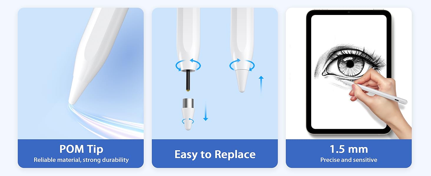 Stylus Pen Compatible for iOS/Android/Tablets