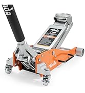 TONDA Floor Jack, 3 Ton Aluminum and Steel Low Profile Hydraulic Car Jack with Dual Pump System, ...