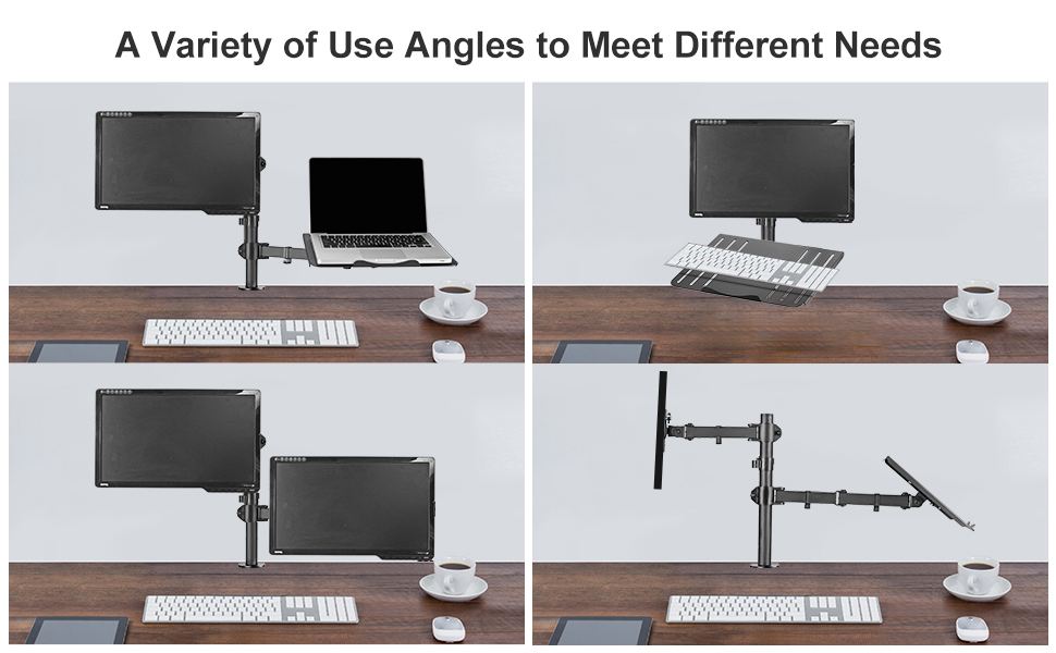 laptop and monitor stand for desk
