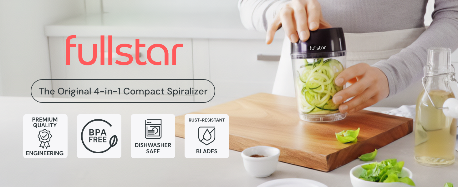 Fullstar compact spiralizer