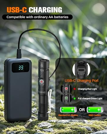 edc flashlight rechargeable