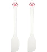 Silicone spatula, cat paw shape, cat baking tool, batter mixing and spreading knife, kitchen tool...