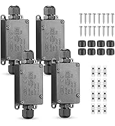 Junction Box - 4 Pack IP65 Waterproof 2 Way PG9 Electrical Junction Box Electrical Boxes Project ...