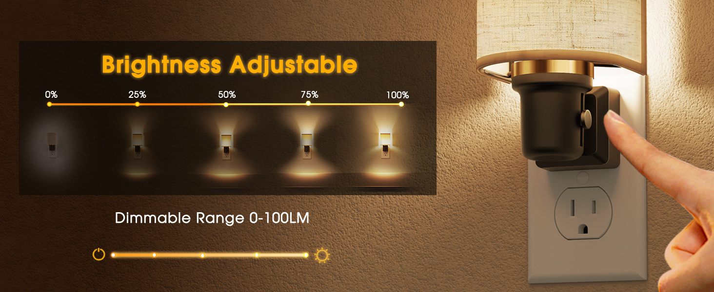 dimmable night light