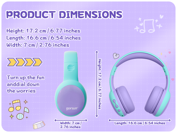 kids bluetooth headphones
