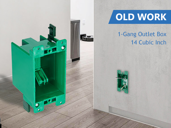 Old Work Box 1 Gang Electrical Outlet Box