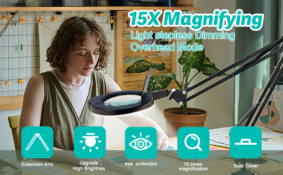 LED Magnifying Light