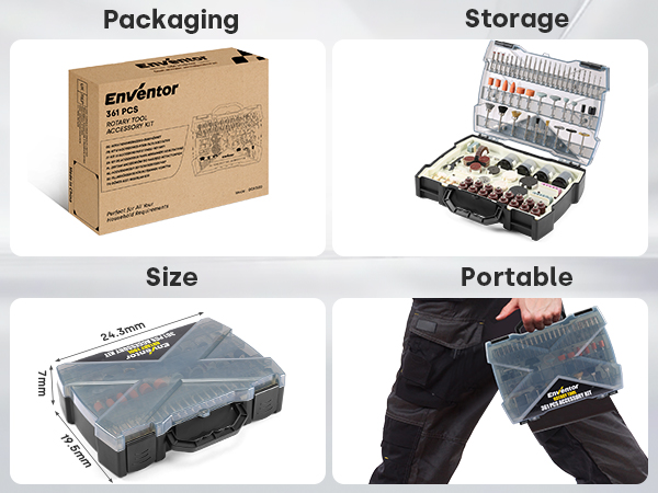 rotary tool accessories kit