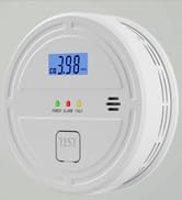 Smoke and Carbon Monoxide Detector Battery Operated,2-in-1 Smoke Carbon Monoxide Detector,Digital...