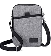 KIWIFOTOS Travel Cell Phone Pouch, Dual Phone Holster Crossbody Bag with Shoulder Strap for iPhon...