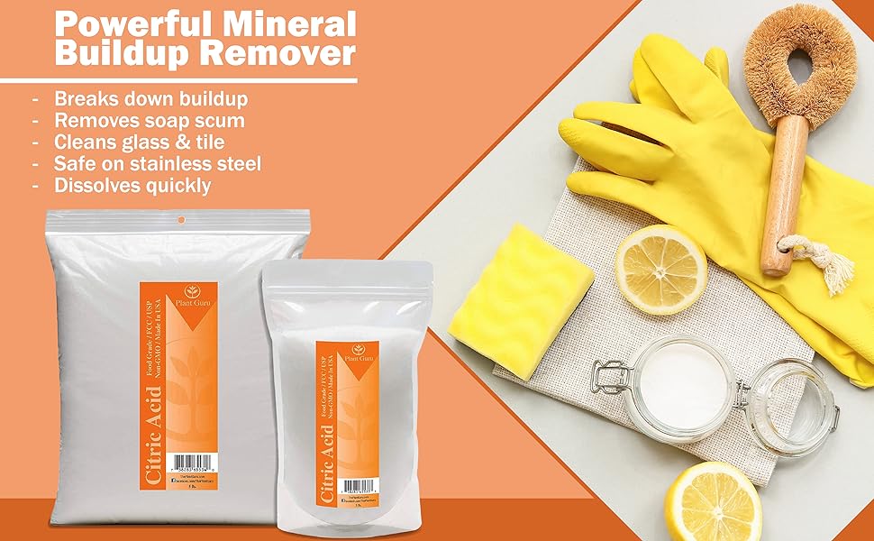 Powerful Mineral Buildup Remover