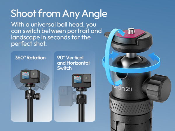 Quick Open Phone Tripod Stand