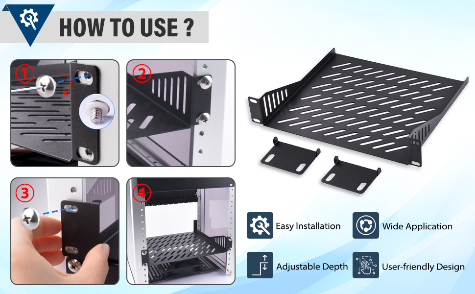 rack mount shelf