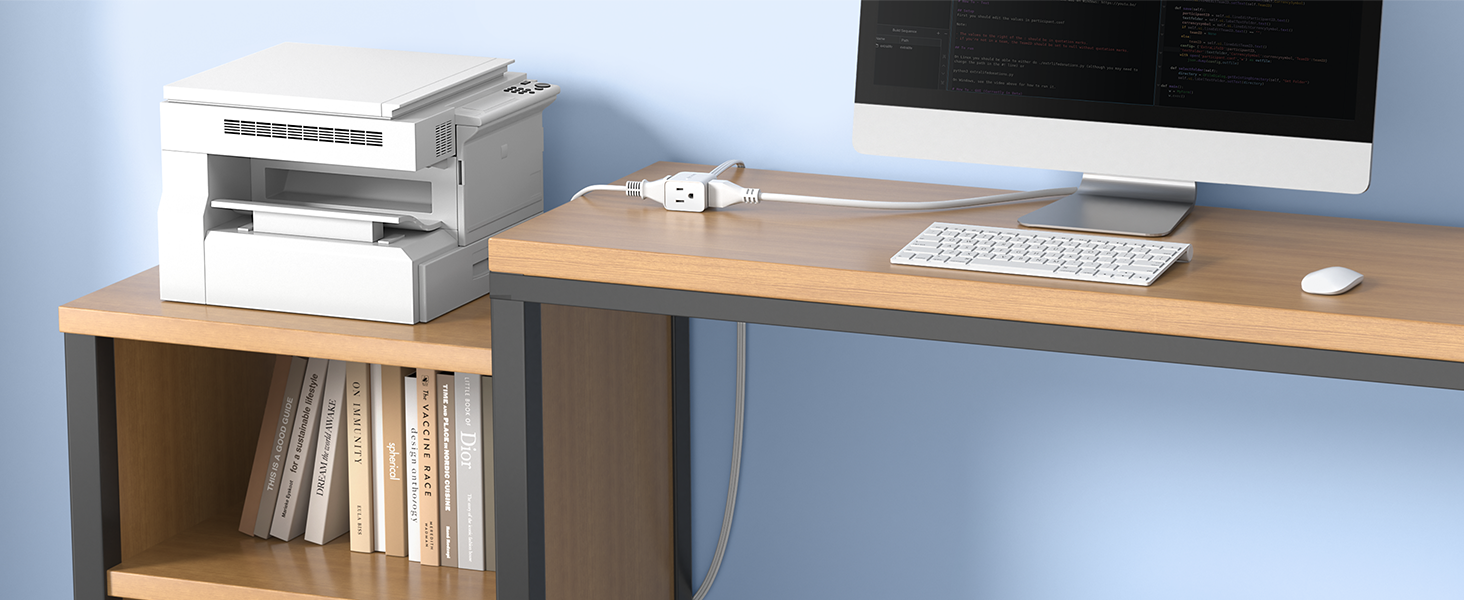 low profile extension cord