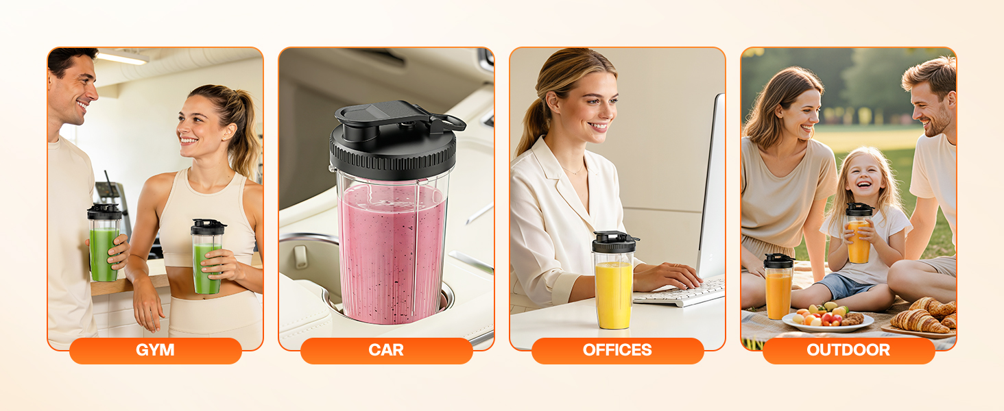 smoothie blender portable personal smoothie maker machine for shakes and smoothies