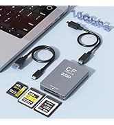 10Gbps CFexpress/XQD/SD Cards Reader 3-in-1 CFexpress Type B Card Readers Adapter XQD/SD Memory C...