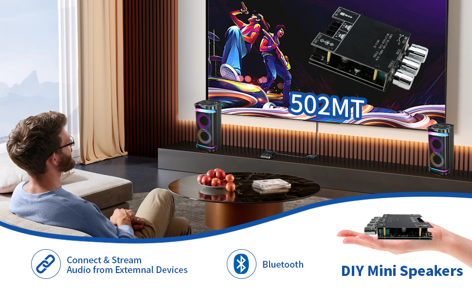 Bluetooth 5.0 Power Amplifier Board