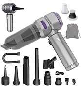 KedeeSparkle Handheld Car Vacuum Cleaner, 4 in 1 Cordless Vacuum Cleaner, 22000PA High Power Port...