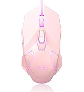 MageGee G10 Gaming Mouse Wired, 7 Colors Breathing LED Backlit Gaming Mouse, 6 Adjustable DPI (up...