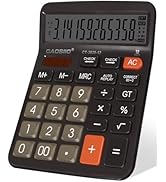 HUTUDD Desktop Calculator, Extra Large 5 Inch LCD Display, Desk Calculator, 12 Digits, Calculator...
