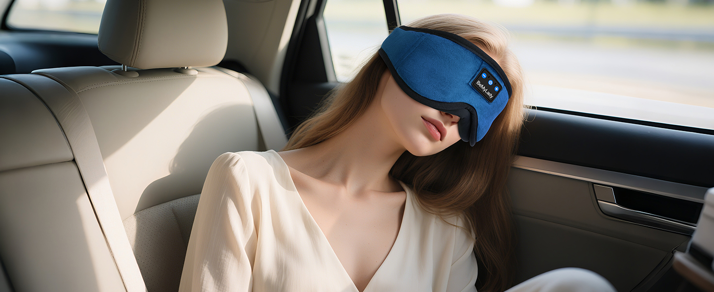 or bluetooth sleep headphones, it creates a peaceful, immersive sleep environment without