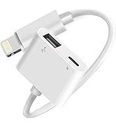 [Apple MFi Certified] Lightning to USB Camera Adapter with Charging Port for iPhone, USB3 Female ...