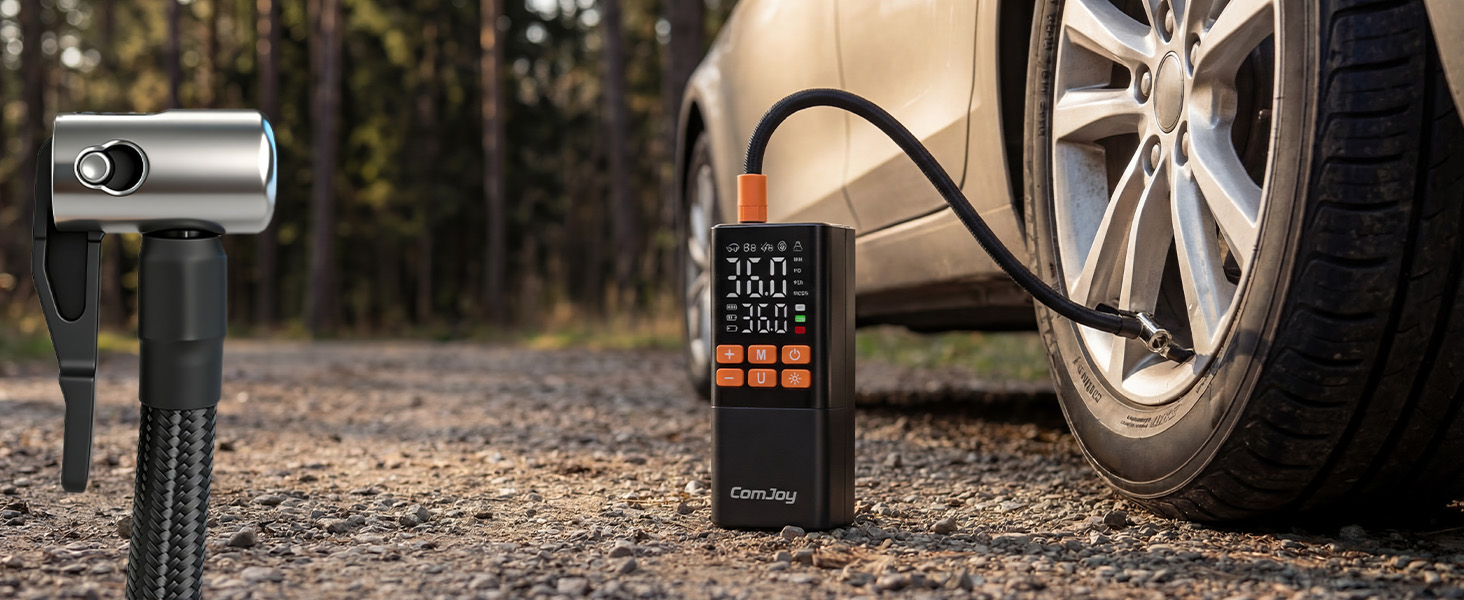 car pump for tires portable