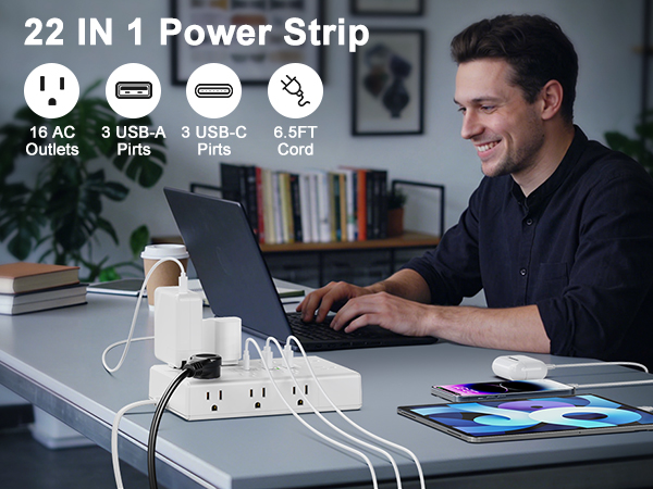 22 IN 1 Power Strip
