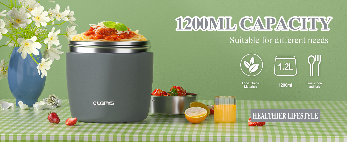 40oz Stainless Steel Vacuum Insulated Food Jar