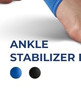 LP SUPPORT 768CN Ankle Stabilizar Brace - Achilles Tendon Strap for Tendonitis, Sprains, Strains ...