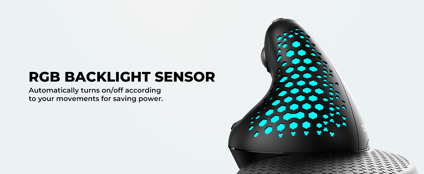 ergonomic mouse backlit