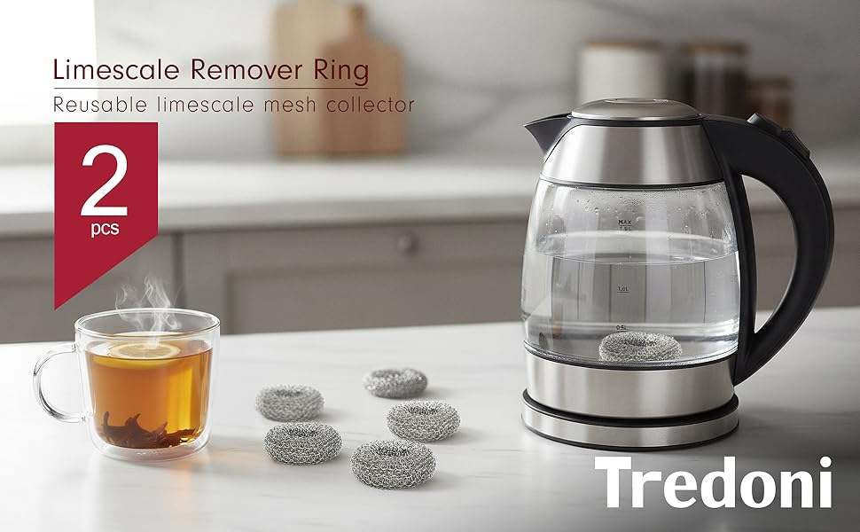 Reusable Limescale Remover Ring. Attract &amp;amp; collect limescale inside kettles/boilers, reduce buildup