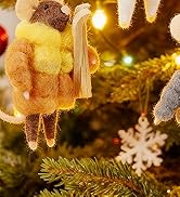 Christmas Felt Skiing Mice
