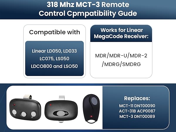 remote for linear garage door remote