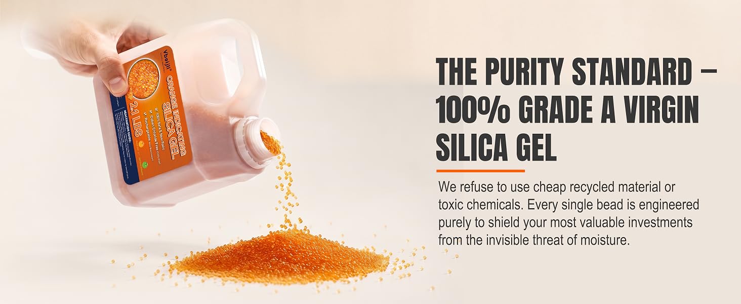 100% GRADE A VIRGIN SILICA GEL